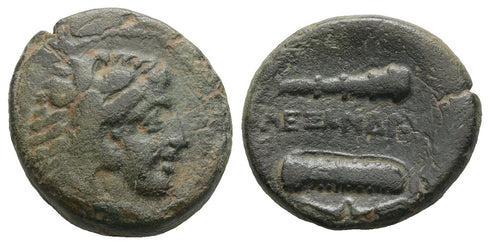Ancient Macedonian bronze coin of Alexander III 'The Great' 336-323 BC