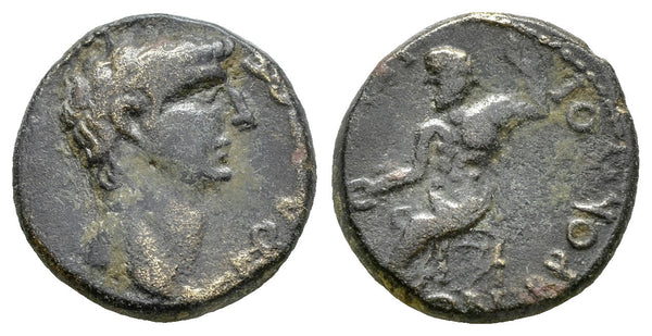 Ancient Roman Provincial coin of Claudius I minted in Philomelium, Phrygia