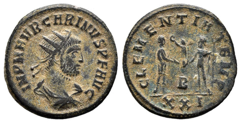 VF+++ Ancient Roman coin of the Emperor Carinus as Augustus