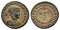 VF+++ Ancient Roman coin of Constantine II minted in Aquileia - CAESARVM NOSTRORVM VOT / V