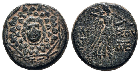 Ancient Greek coin from Pontos, Amisos circa 105-90 BC or 90-85 BC - Nike holding palm