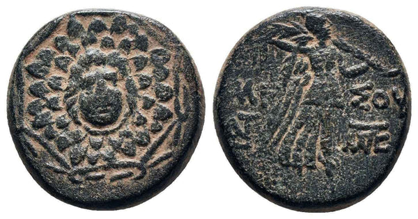 Ancient Greek coin from Pontos, Amisos circa 105-90 BC or 90-85 BC - Nike holding palm