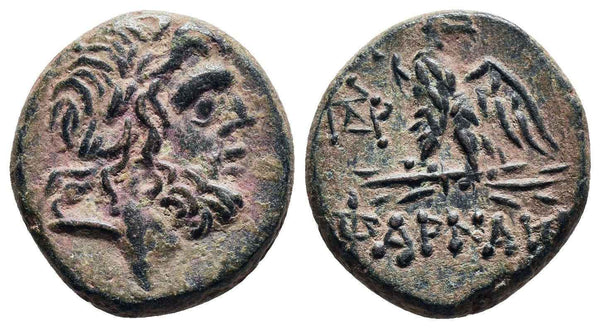 VF+++ Ancient Greek coin minted in Pharnakeia, Pontos - Zeus and Eagle