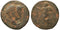 Ancient Roman Provincial coin of the Emperor Septimius Severus and Julia Domna