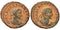 VF+++ Ancient Roman coin of the Emperor Aurelian and Vabalathus minted in Antioch