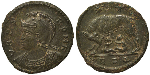 Ancient Roman coin - Commemorative Coin minted in Rome - Wolf and Twins