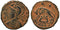 Ancient Roman coin - Commemorative Coin minted in Heraclea - Wolf and Twins
