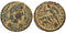23mm Ancient Roman coin of the Emperor Constantius II - Soldier spearing fallen horseman