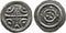 Medieval silver coin of King Bela II of Hungary 1131-1141 AD