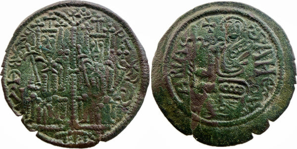Medieval coin of King Bela III of Hungary 1172-1196 AD