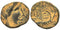 Ancient Phoenician coin from Tyre - Galley with Tyche 1st century BC to 1st century AD