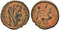 VF++ Ancient Roman coin of Constantine I the Great reaching for the Hand of God