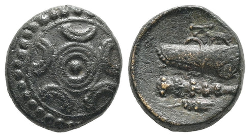 Ancient Macedonian bronze coin of Alexander III 'The Great' 336-323 BC