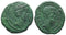 Ancient Roman coin of Julius Caesar and Octavian minted in Thessalonika, Macedonia