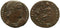 Ancient Roman coin of Constantine I - CONSTANTINIANA DAFNE - Constantinople