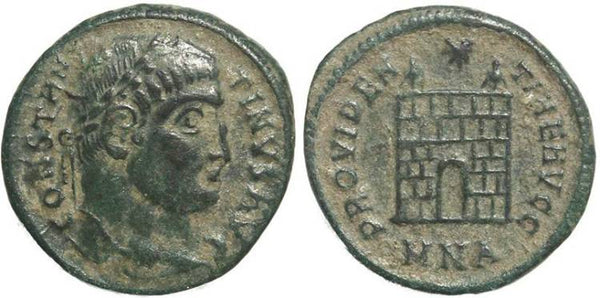 Roman coin of Constantine I - PROVIDENTIAE AVGG - Nicomedia Mint