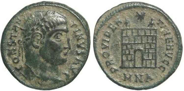 Roman coin of Constantine I - PROVIDENTIAE AVGG - Nicomedia Mint