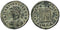 Ancient Roman coin of Constantine II minted in Cyzicus - Campgate with 8 levels