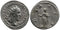 Roman silver coin of Trajan Decius Antoninianus - DACIA