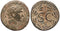 Ancient Roman coin of of the Emperor Trajan minted in Antioch