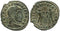 Silvered Ancient Roman coin of Maxentius - AETERNITAS AVG N - Ostia