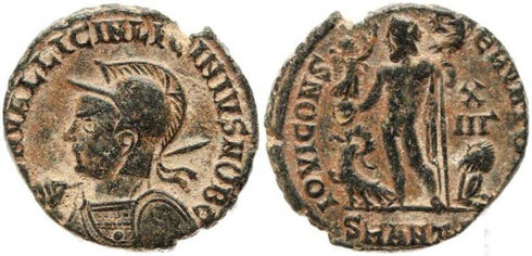 Roman coin of Licinius II as Caesar - IOVI CONSERVATORI - Antioch