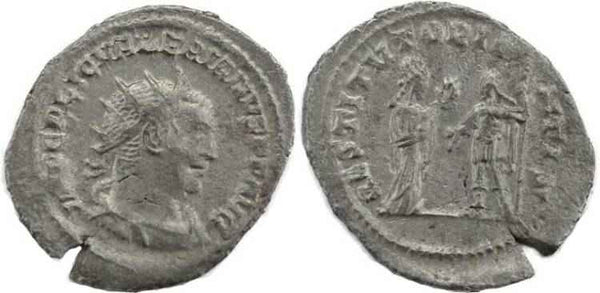 Valerian I silver antoninianus - RESTITVT ORIENTIS