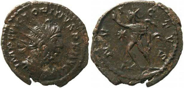 Romano Gallic Emperor Victorinus 268-270AD - INVICTVS
