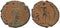 Roman coin of Arcadius Ae2 - GLORIA ROMANORVM - Antioch Mint