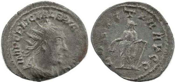 Valerian I silvered antoninianus - LAETITIA AVGG