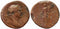 Ancient Roman coin of Trajan AE sestertius - SPQR OPTIMO PRINCIPI S-C