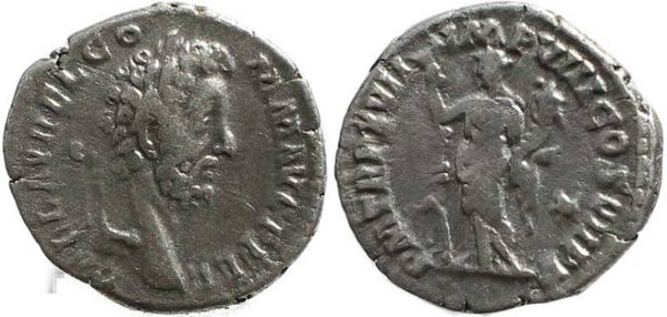 Commodus denarius - PM TR P XVII IMP VIII COS VII P P - Minted 191-192 AD; RSC 583a; RIC 233