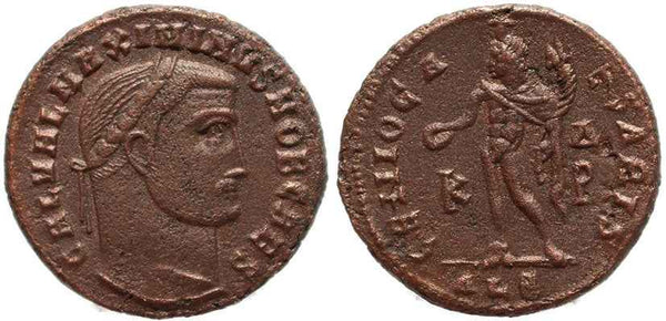 Roman coin of Maximinus II Ae follis - Alexandria Mint