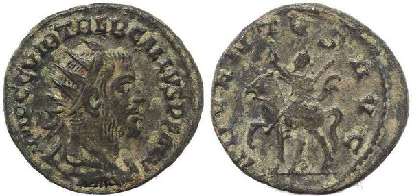 Roman coin of Trebonianus Gallus antoninianus - ADVENTVS AVG