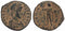 Roman coin of Arcadius Ae2 - GLORIA ROMANORVM - Antioch Mint