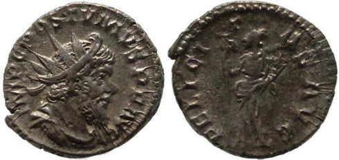 Postumus silver antoninianus - FELICITAS AVG