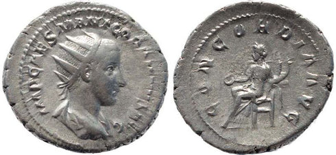 Gordian III 238-244AD silver antoninianus - CONCORDIA AVG
