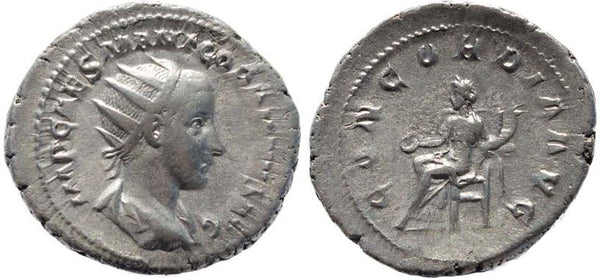 Gordian III 238-244AD silver antoninianus - CONCORDIA AVG