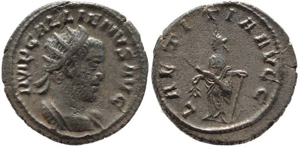 Gallienus silver antoninianus - LAETITIA AVGG