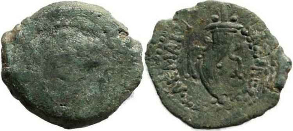 Ancient Egyptian coin of Ptolemy IV with Arsinoe III - Svoronos 1161; SNG Cop 649-650; BMC 5.