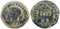 Tiberius - Spain - Emerita, City Gate Reverse Ae25
