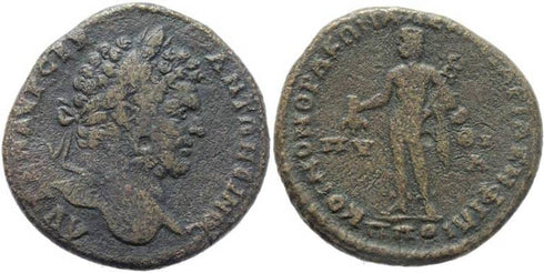 Ancient Roman coin of Caracalla AE 30mm of Philippopolis, Thrace