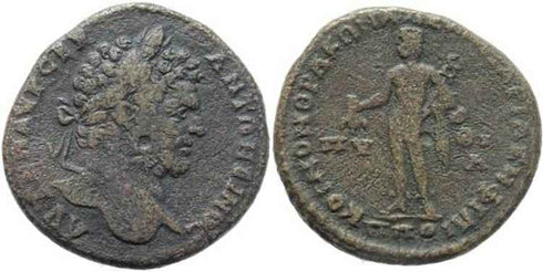 Ancient Roman coin of Caracalla AE 30mm of Philippopolis, Thrace