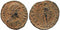 Roman coin of Arcadius Ae2 - GLORIA ROMANORVM - Antioch Mint