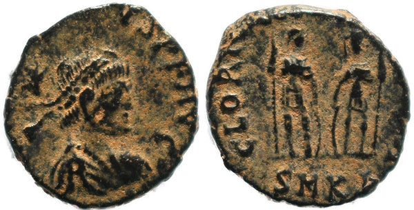 Roman coin of Honorius - GLORIA ROMANORVM - Cyzicus