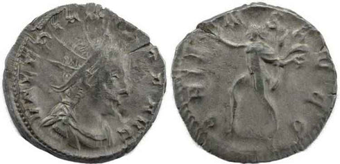 Valerian I silver antoninianus - ORIENS AVGG