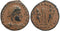 Roman coin of Constantius II - GLORIA EXERCITVS - Antioch Mint