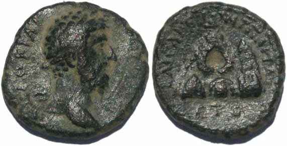 Marcus Aurelius, Caesarea, Cappadocia 166AD Syd 337 var