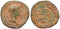 Ancient Roman coin of Trajan Ae As