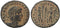 Roman coin of Constantine II - GLORIA EXERCITVS - Constantinople